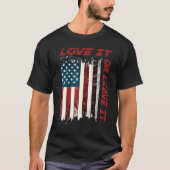 America Love It Or Leave It 8 Tシャツ (正面)