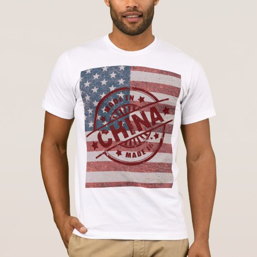 America - Made in China Tシャツ (正面)
