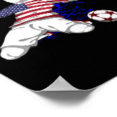 America National Soccer Team Jersey United States  ポスター (角)