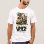 America needs farmers  tシャツ (正面)