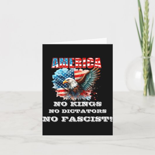 America No Kings No Dictators No Fascist  カード (正面)