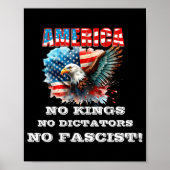 America No Kings No Dictators No Fascist  ポスター (正面)