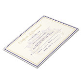 America Pageant Crown Certificate Achievement Awar ノートパッド (アングル)