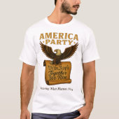 America Party Restoring What Matters Tシャツ (正面)
