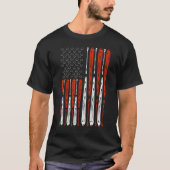 America Pride Flag Patriotic Independence Day July Tシャツ (正面)