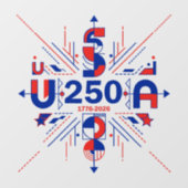 America’s 250th anniversary ウィンドウサイン (シート)