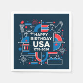 America’s 250th anniversary スタンダードカクテルナプキン (正面)