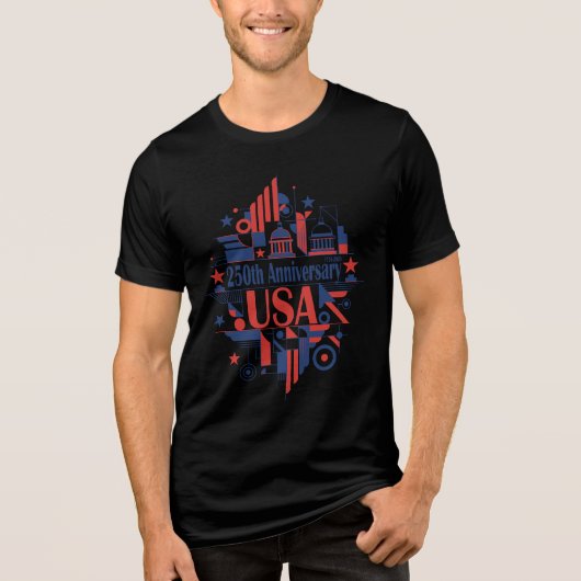 America’s 250th anniversary トライブレンドTシャツ (正面)