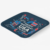 America’s 250th anniversary ペーパープレート (傾斜あり)