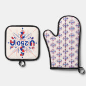 America’s 250th anniversary 鍋つかみ&鍋敷きセット (正面)