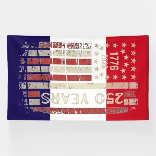 America’s 250th Anniversary Semiquicentennial  横断幕 (横)