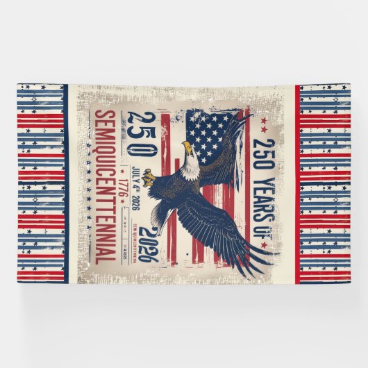 America’s 250th Anniversary Semiquicentennial  横断幕 (横)