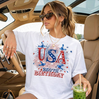 America’s 250th Birthday 1776-2026 Graphic Firew  Tシャツ