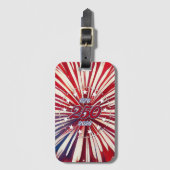 America’s 250th Birthday 1776-2026 RWB Fireworks ラゲッジタグ (正面縦)