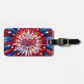 America’s 250th Birthday 1776-2026 RWB Fireworks ラゲッジタグ (正面横)