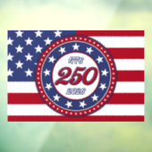 America’s 250th Birthday With USA Flag ウィンドウサイン (シート3)