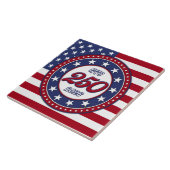 America’s 250th Birthday With USA Flag タイル (側面)