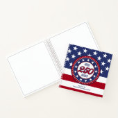 America’s 250th Birthday With USA Flag ノートブック (内部)
