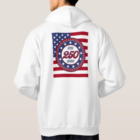 America’s 250th Birthday With USA Flag パーカ (裏面)