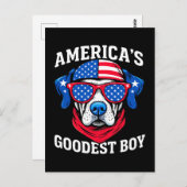 America’s Goodest Boy Dog ポストカード (正面/裏面)