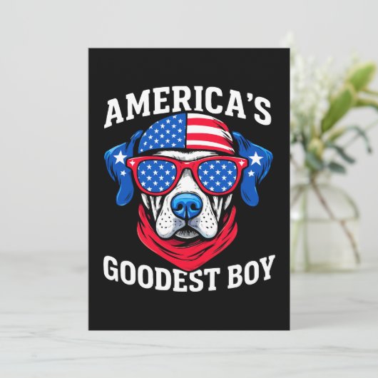America’s Goodest Boy Dog 招待状 (スタンド正面)