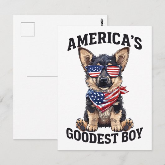 America’s Goodest Shepherd ポストカード (正面/裏面)