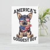 America’s Goodest Shepherd 招待状 (スタンド正面)