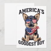 America’s Goodest Shepherd 招待状 (正面/裏面)