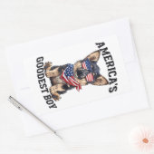 America’s Goodest Shepherd 長方形シール (封筒)