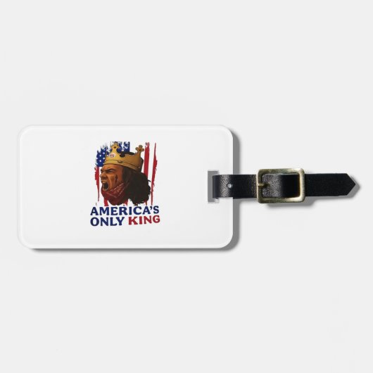 America’s Only King ラゲッジタグ (正面横)