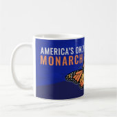 America’s Only Monarch | March 28 No Kings Day コーヒーマグカップ (左)