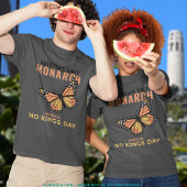 America’s Only Monarch • No Kings Day Tシャツ