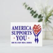 America Supports You LIGHT ポストカード (スタンド正面)