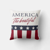 America The Beatiful Patriotic クッション (裏面)