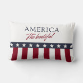 America The Beatiful Patriotic ランバークッション (裏面)