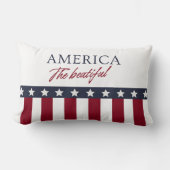 America The Beatiful Patriotic ランバークッション (正面)