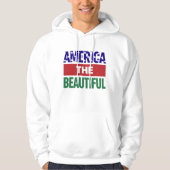 America The Beautiful Topographical Map パーカ (正面)