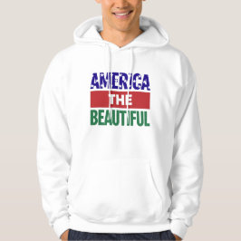 America The Beautiful Topographical Map パーカ