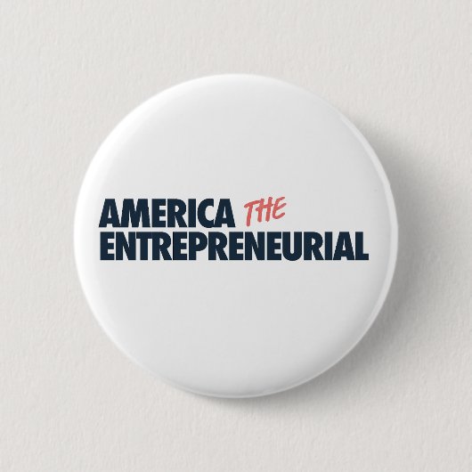 America the Entrepreneurial Button 缶バッジ (正面)