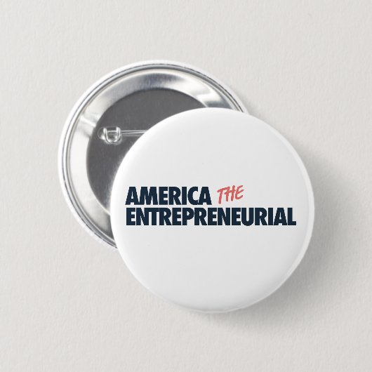 America the Entrepreneurial Button 缶バッジ (正面&裏面)