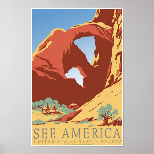 America Travel Posterを参照 ポスター (正面)