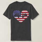 America Video Game Controller 4th Of July Men Boy Tシャツ (デザイン正面)