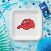 America Was Built By Immigrants Plates ペーパープレート (パーティー)