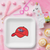 America Was Built By Immigrants Plates ペーパープレート (パーティー)