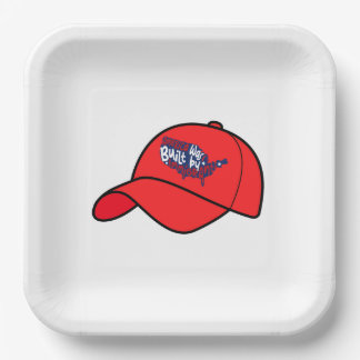 America Was Built By Immigrants Plates ペーパープレート