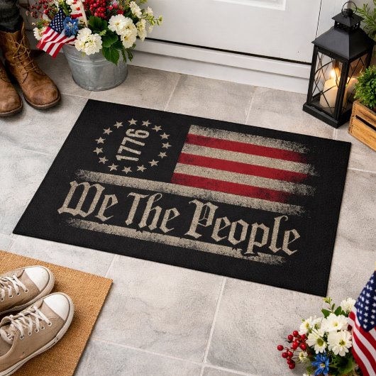 America We the People 1776  ドアマット