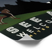 America - Welcome to Montana - WPAを参照 ポスター (角)