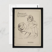 America_will_be_as_Americaポスター ポストカード (正面/裏面)