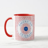 AMERICAN退役軍人レッドコンボマグカップ マグカップ (左)