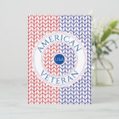AMERICAN退役軍人5x7 「Thank You」フラットカード カード (スタンド正面)
